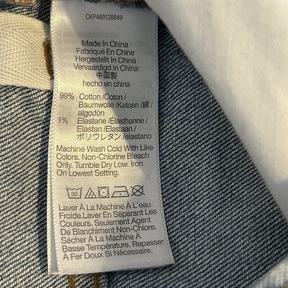 Madewell The Curvy '90s Straight Mid-Rise Jean Barbosa Wash Raw Hem Size 23 Tall - Picture 11 of 12